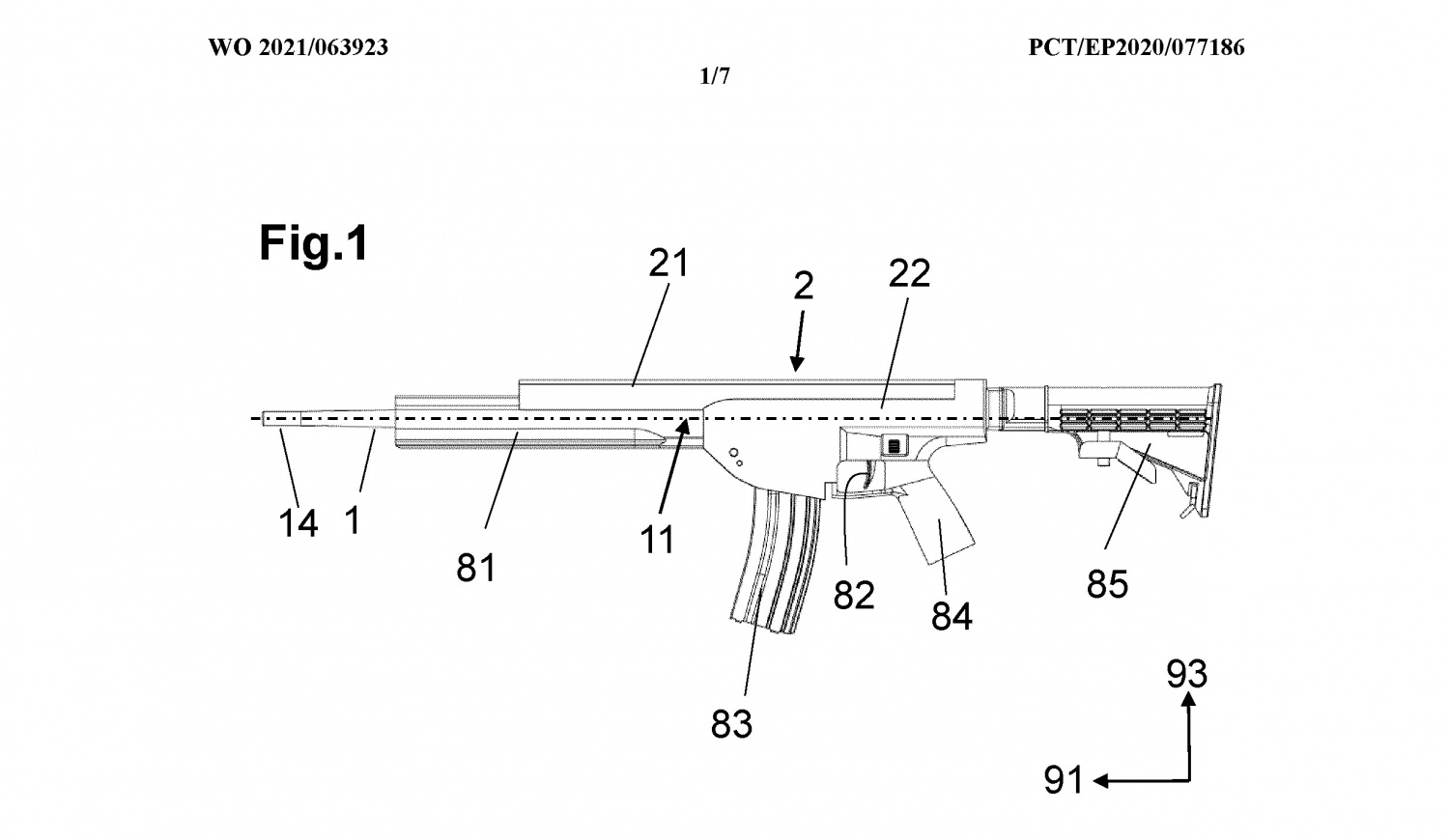 Glock rifle - Utvendig design